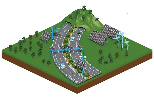 Solar Power Solution for Road Engineering